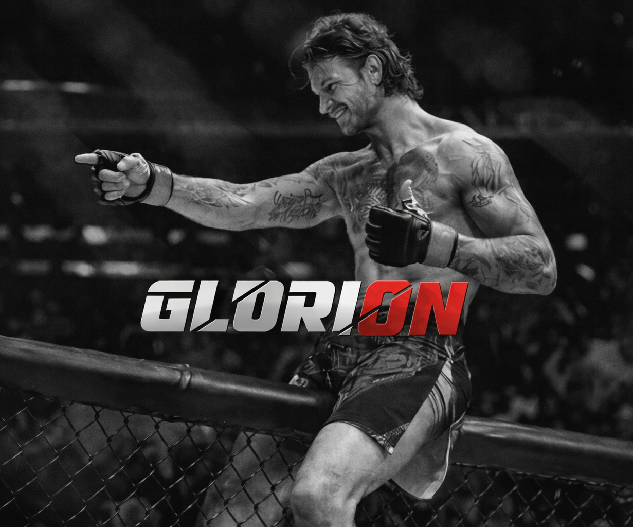 Glorion Casino logo in a dramatic arena background representing an online casino brand